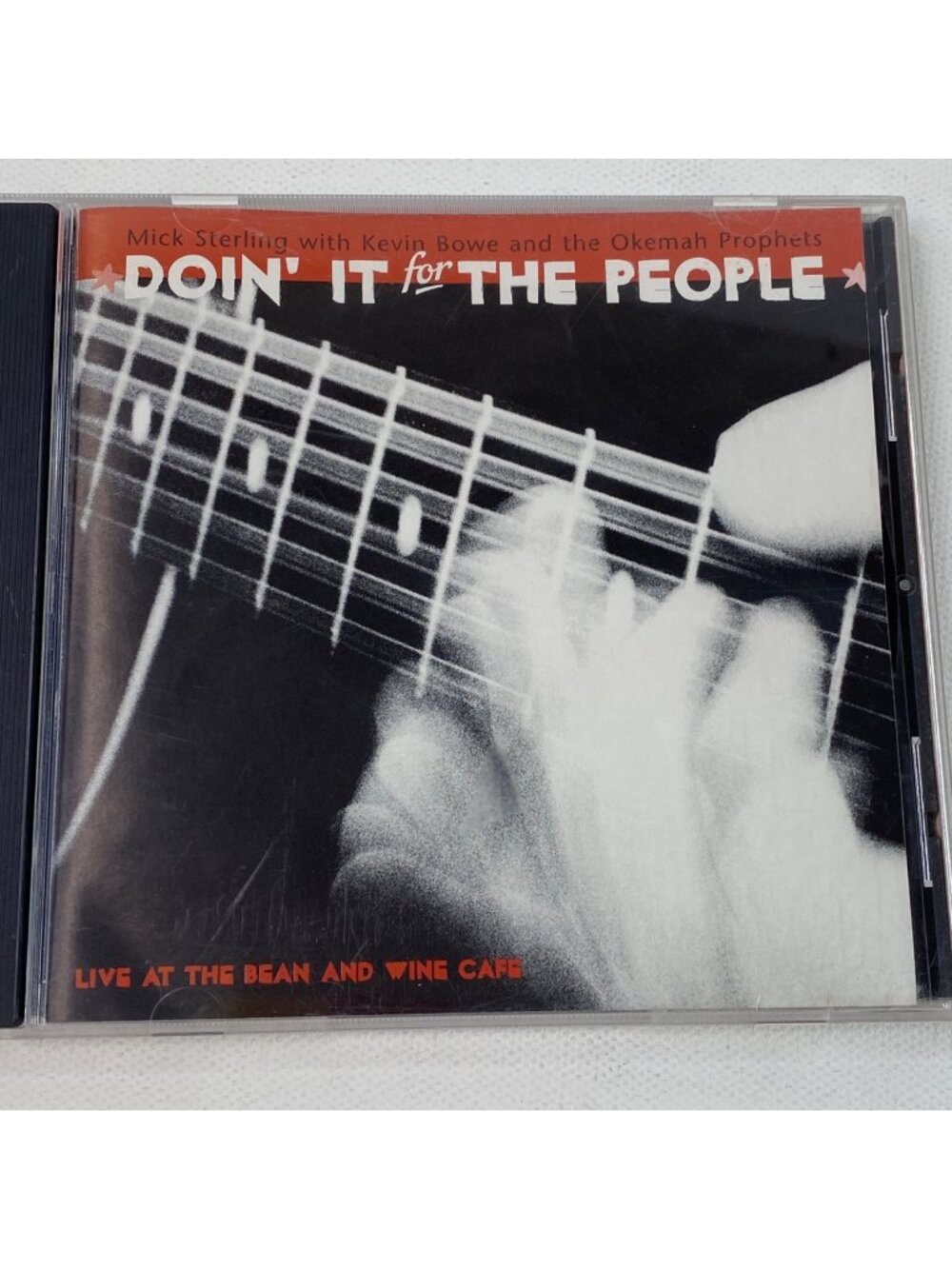 Mick Sterling & Kevin Bowe Doin It For The People 2001 Live CD Bean & Wine Cafe